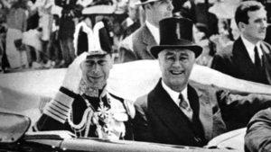 President Roosevelt with the King of England